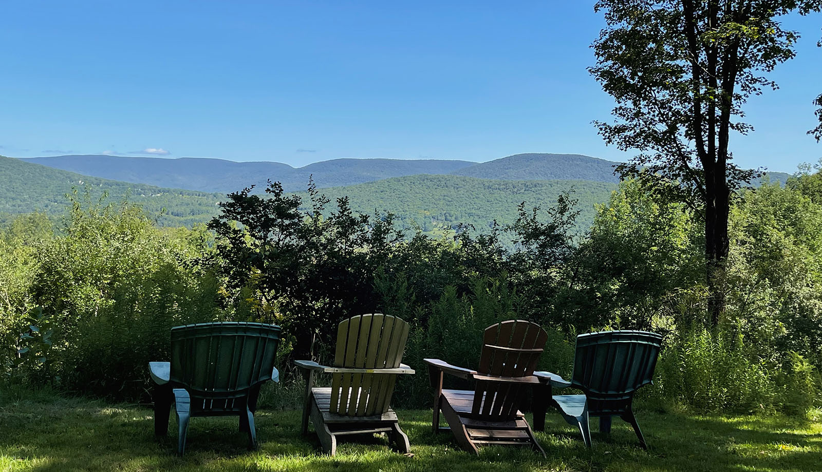 Adirondack Chairs in a great view spot!