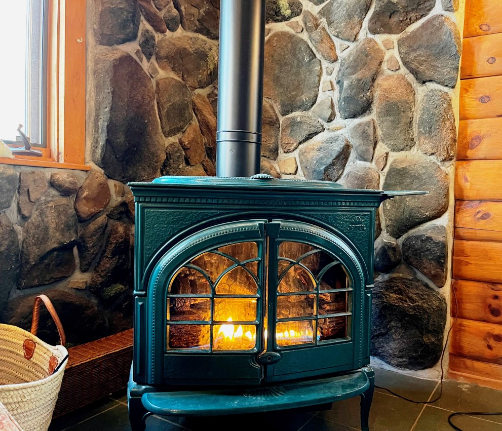 Warm up the woodstove!