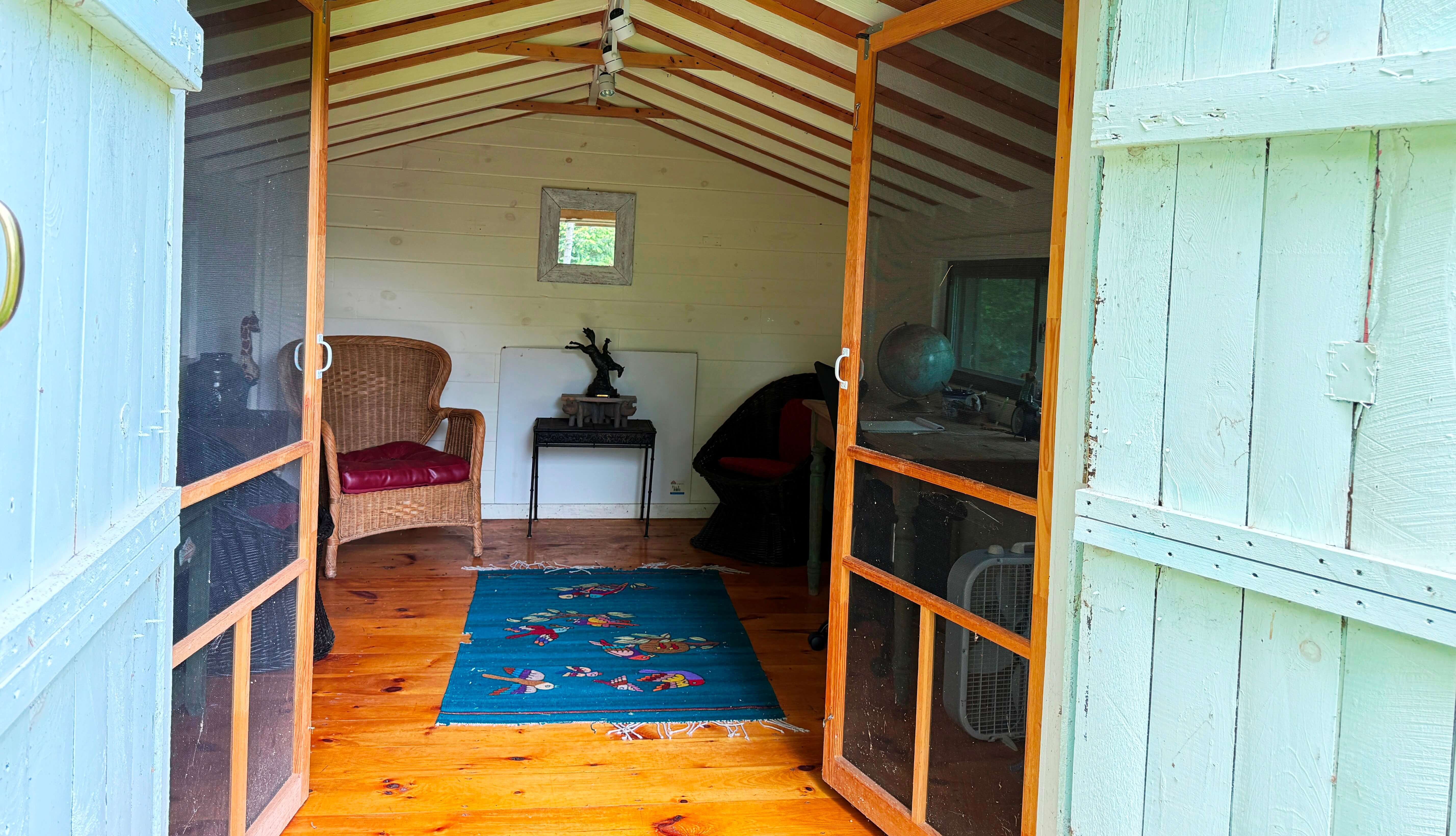 Writer’s Cabin has electricity (but no water)
